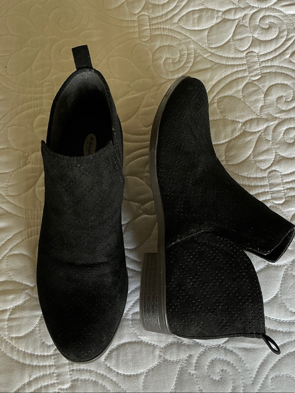 Dr. Scholl's Black Suede Chukka Ankle Boots
